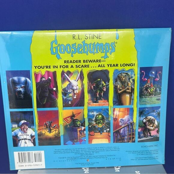 1997 Goosebumps Scholastic Calendar with Animated Images sealed - Picture 5 of 10